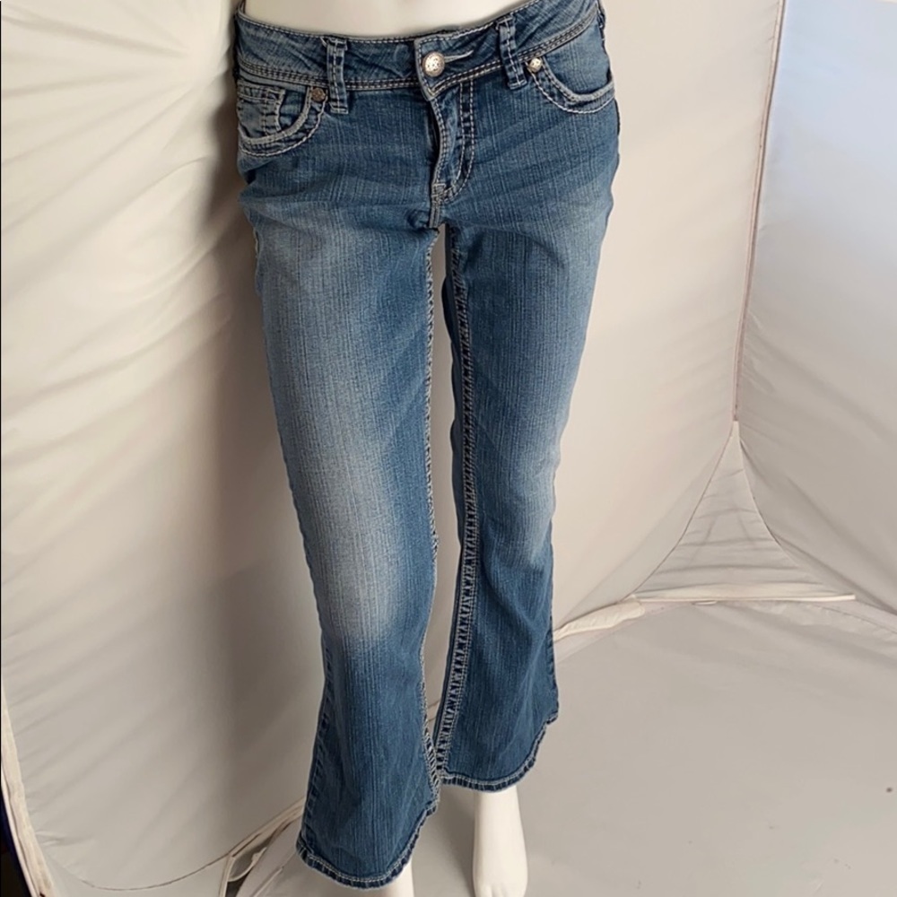 Silver Suki medium wash bootcut jeans 29x30